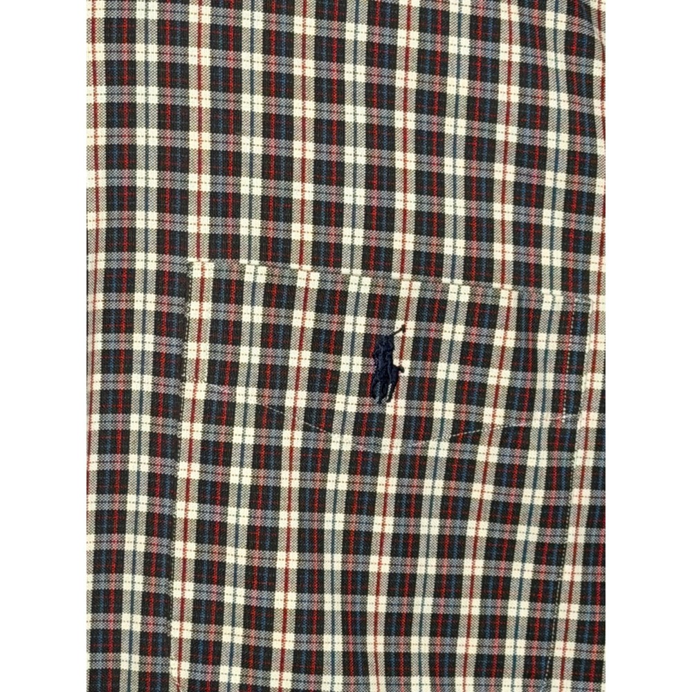 Ralph Lauren Big Shirt Mens XL Plaid Button Down Long Sleeve Cotton Multi Color - Picture 5 of 8